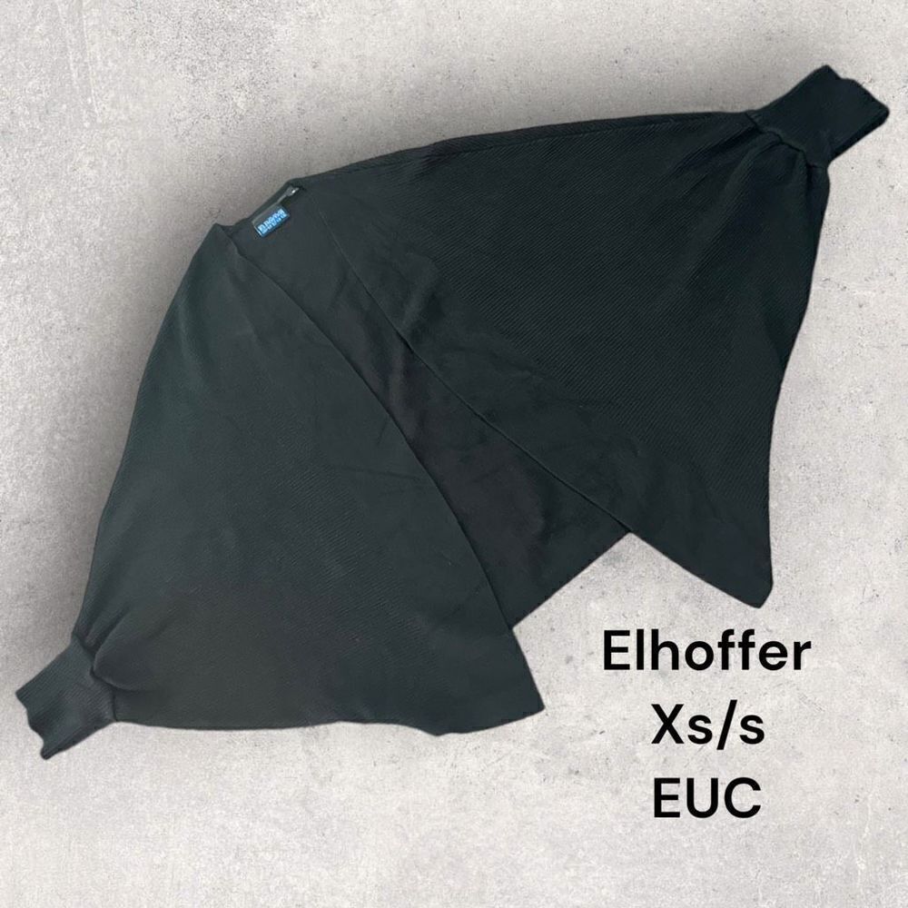 Elhoffer essentials black shrug xs/s